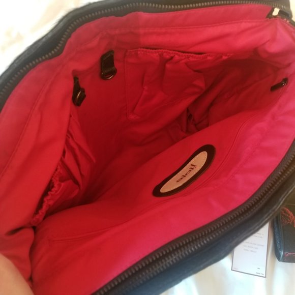 NWT Vintage Cowhide Leather JTote Designer Laptop Bag and Wallet - Picture 4 of 10